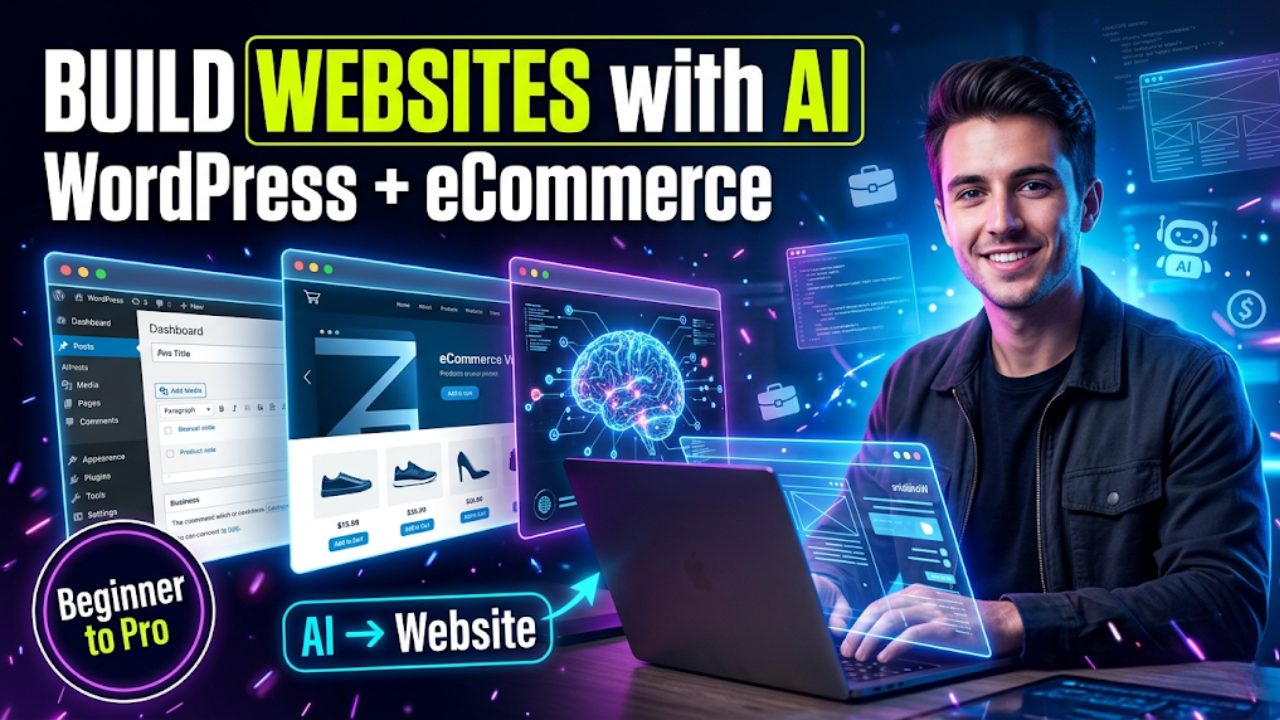 Professional Business websites developing Course with AI